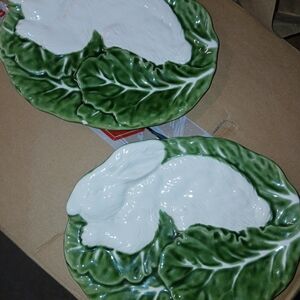 White Rabbit Ceramic Plates